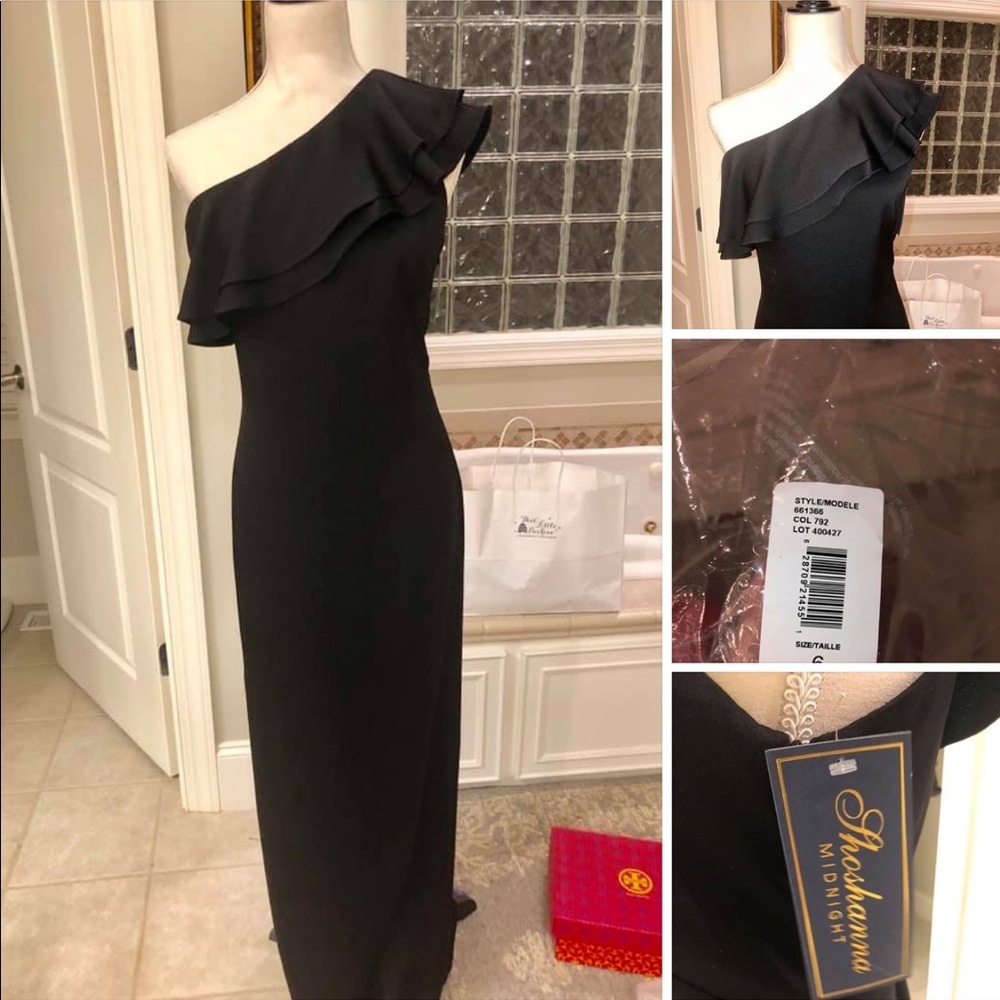 BNWT size 6 Shoshanna Black dress
